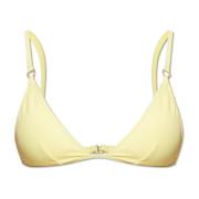 Gele bikinitop met gouden applicatie Stella McCartney , Yellow , Dames