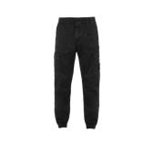 Cargo Broek met Vintage Wassing en Tapered Fit Stone Island , Black , ...