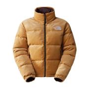 Down Jackets The North Face , Yellow , Dames