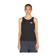 Katoenen Jersey Crewneck Tanktop The North Face , Black , Dames