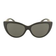 Elegante Cat Eye Zonnebril Tiffany , Black , Dames