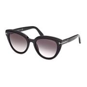 Verhoog je stijl met zwarte acetaat zonnebril Tom Ford , Black , Dames