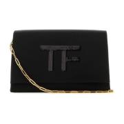 Stijlvolle Schoudertas voor Vrouwen Tom Ford , Black , Dames