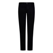 Zwarte Slim Fit Jeans met Bedekte Voorsluiting Tom Ford , Black , Here...