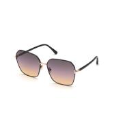 Gradient Rook Zonnebril Tom Ford , Black , Dames