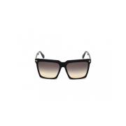 Ft0764 01B Zonnebril, Verhoog je stijl Tom Ford , Black , Dames