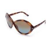 Ft1070 53F Zonnebril Tom Ford , Brown , Dames