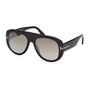 Moderne herenzonnebril Tom Ford , Black , Heren