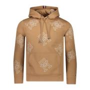 Bruine Stijlvolle Sweatshirt Fw22 Collectie Tommy Hilfiger , Brown , H...