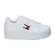 Modieuze Sportschoenen Tommy Hilfiger , White , Dames