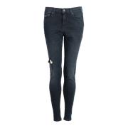 Skinny Jeans 7/8 Lengte Tommy Hilfiger , Black , Dames