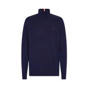 Heren Cashmere Blend Coltrui Tommy Hilfiger , Blue , Heren