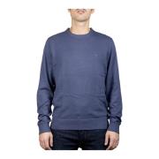 Organisch Katoen Kasjmier Crew Neck Trui Tommy Hilfiger , Blue , Heren