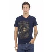 T-Shirts Trussardi , Blue , Heren