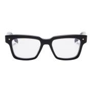 Gedurfde zwarte RX rechthoekige bril Valentino , Black , Dames