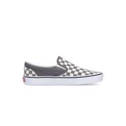 Klassieke Slip-On Checkerboard Sneakers Vans , White , Heren