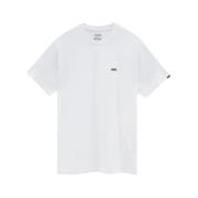 Basis T-Shirt Vans , White , Heren