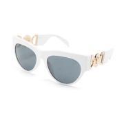 Klassieke zonnebril voor stijlvolle uitstraling Versace , White , Dame...