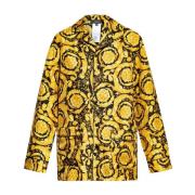 Zijden pyjama top Versace , Yellow , Dames