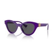 Stijlvolle Sole Zonnebril voor Vrouwen Versace , Purple , Dames