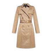 Katoenen trenchcoat Versace , Beige , Dames