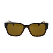Rechthoekige zonnebril Ve4412 Versace , Black , Unisex