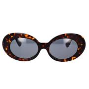 Ovale Medusa Biggie Zonnebril Versace , Brown , Unisex