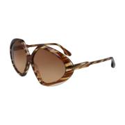 Prachtige zonnebril - Model Vb614S Victoria Beckham , Brown , Dames