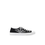 Sneakers met logo Vivienne Westwood , Black , Heren