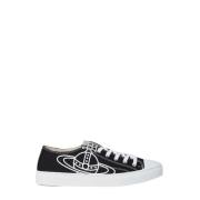 Canvas Lage Sneakers Vivienne Westwood , Black , Heren