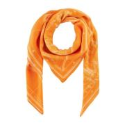 Stadsprint Sjaal in Oranje Windsor , Orange , Dames