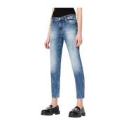 Klassieke Denim Jeans Armani Exchange , Blue , Dames