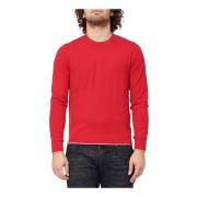 Rondhals gebreide trui Armani Exchange , Red , Heren