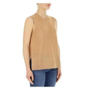 Sleeveless Tops Armani Exchange , Brown , Dames