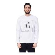 Sweatshirt Armani Exchange , White , Heren