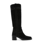 Hoge Laarzenmet 6,5 cm hak ASH , Black , Dames