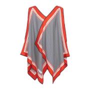 Asymmetric monogrammed scarf tunic dress Balmain , Multicolor , Dames