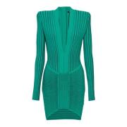 Short Dresses Balmain , Green , Dames