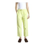 Straight Trousers Bellerose , Green , Dames