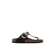 ‘Gizeh Big Buckle’ slides Birkenstock , Black , Dames