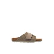 Grijze Kyoto Slides Birkenstock , Gray , Heren