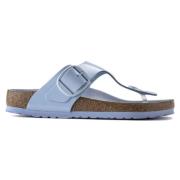 Stijlvolle Flip Flops voor Vrouwen Birkenstock , Blue , Dames