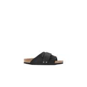 Kyoto Sliders Birkenstock , Black , Heren