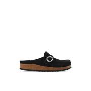 ‘Buckley’ suède slides Birkenstock , Black , Dames