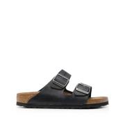 Sandals Arizona Birko-Flor Birkenstock , Black , Heren