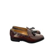 Suède Loafers Church's , Brown , Dames
