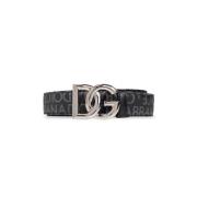 Riem met logo Dolce & Gabbana , Black , Heren