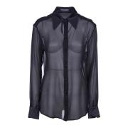 Zwarte Overhemden - Pinaforemetal Breedte Dolce & Gabbana , Black , Da...
