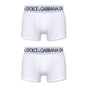 Merkboxers 2-pack Dolce & Gabbana , White , Heren