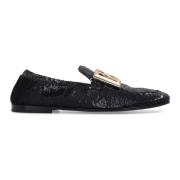Sprankelende Loafers Dolce & Gabbana , Black , Dames